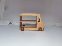 Image 7 of 1/6 scale dollhouse Movable cartoon storage trolley