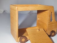 Image 9 of 1/6 scale dollhouse Movable cartoon storage trolley