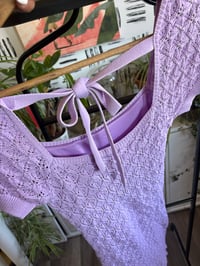 Image 3 of Purple sweater dress