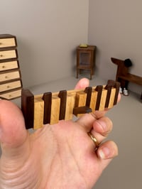 Image 4 of Miniature Wall-Mounted Coat Rack for dollhouse