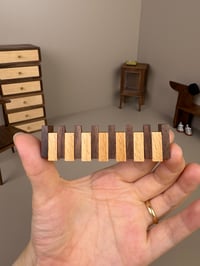 Image 5 of Miniature Wall-Mounted Coat Rack for dollhouse