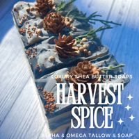 Image 1 of Harvest Spice Creamy Shea Butter Soap