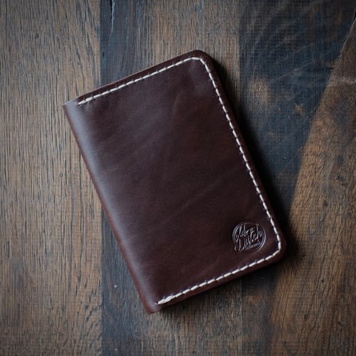 Image of Field Notes Cover + 3 original Field Notes plain paper memo books. (dark brown)