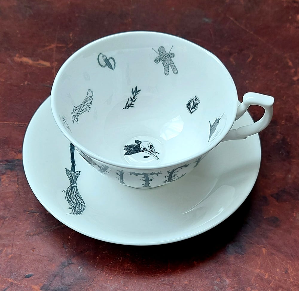 Image of Witch cup and saucer 