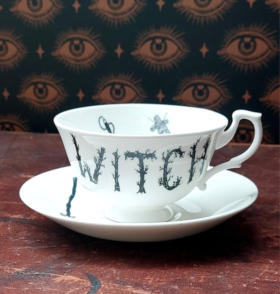 Image of Witch cup and saucer 