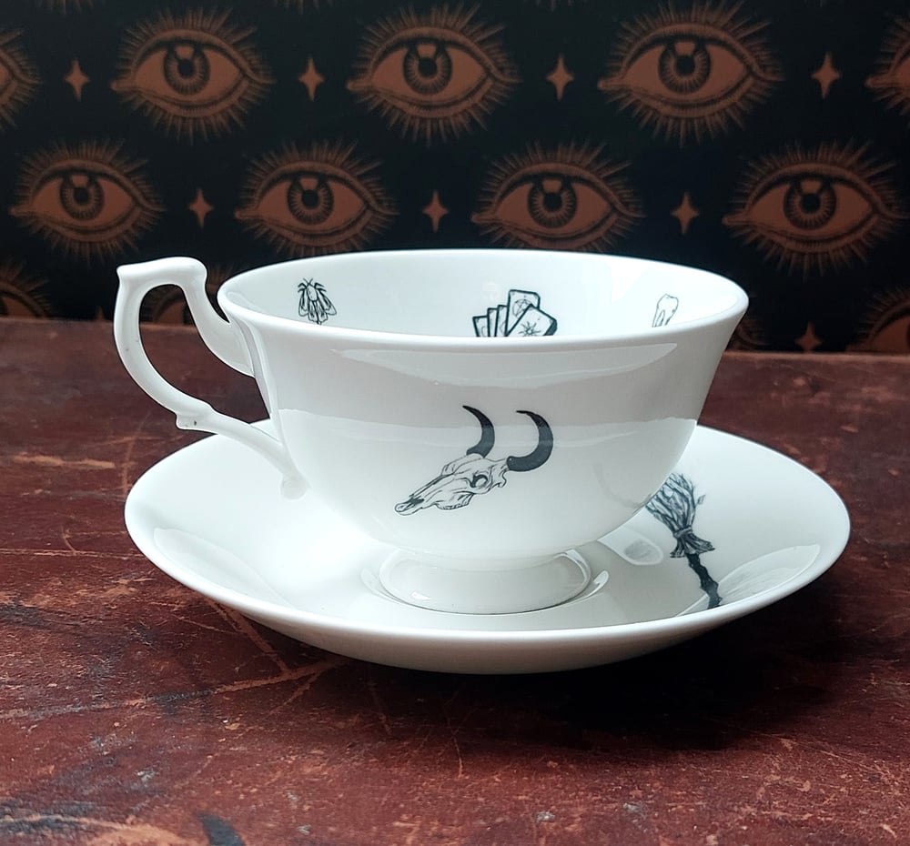 Image of Witch cup and saucer 