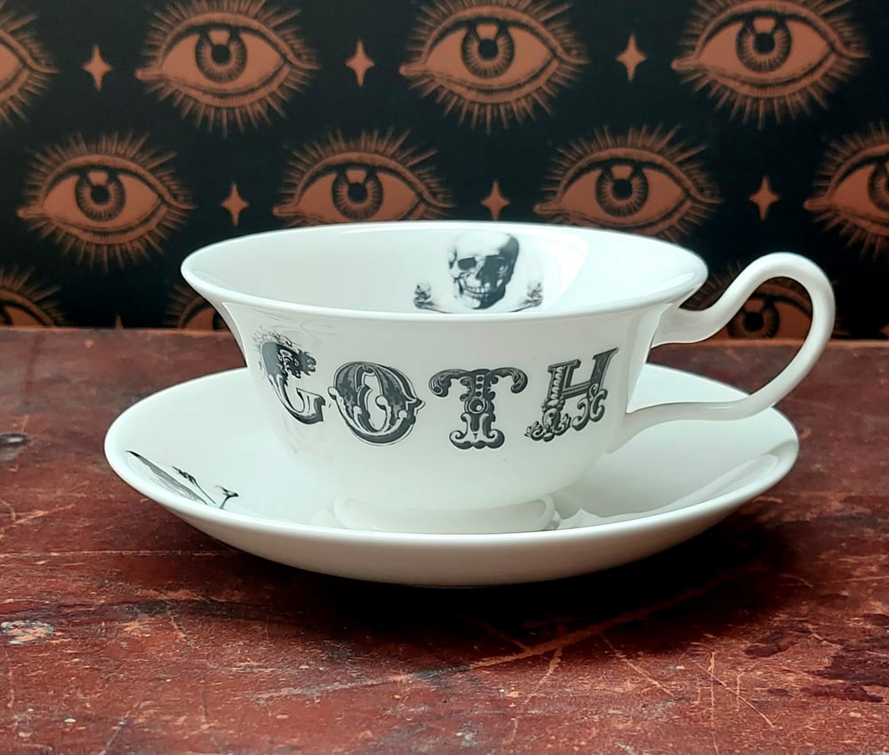 Image of Goth teacup 