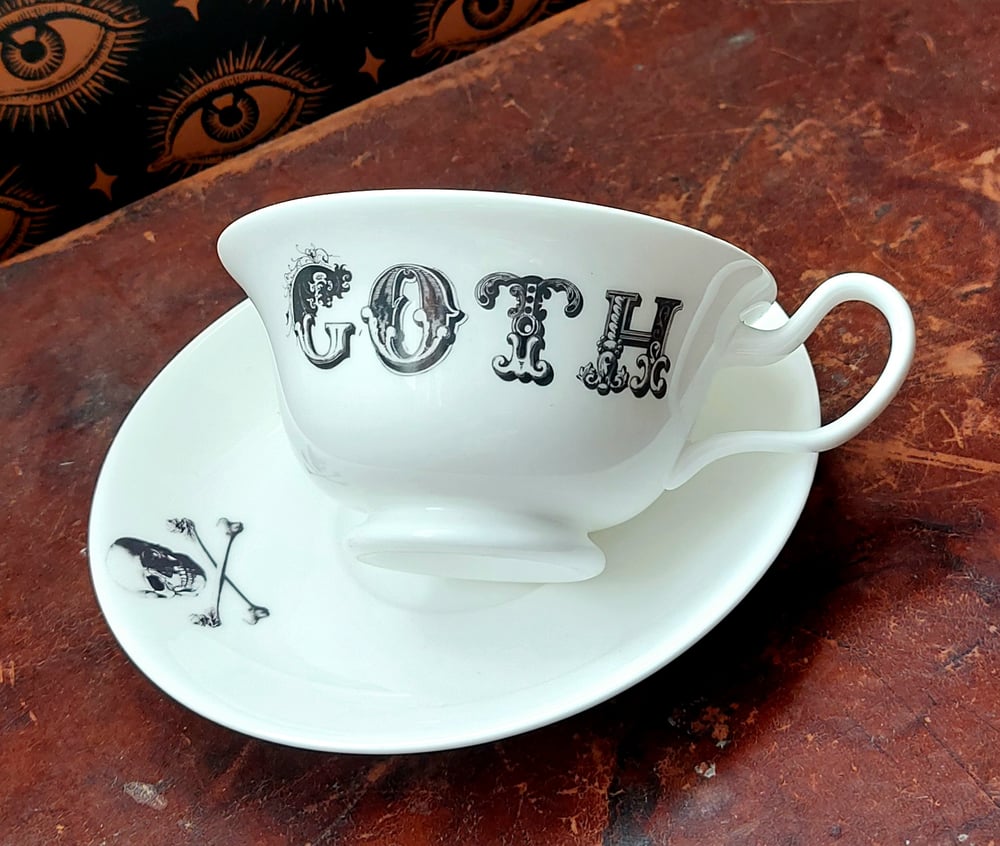 Image of Goth teacup 