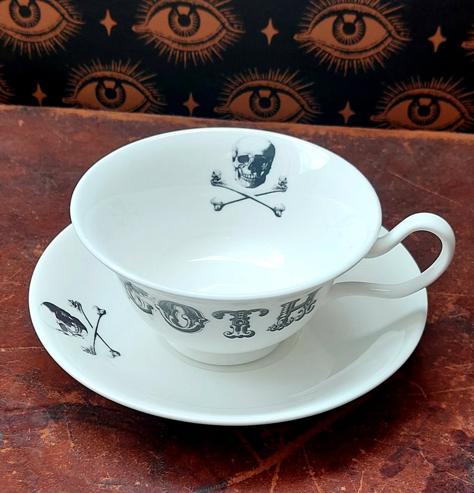 Image of Goth teacup 