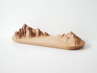 Image 1 of Plateau "Vallée" en chêne sculpté