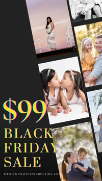 $99 Brisbane BLACK FRIDAY SALE Portrait Photography Gift Voucher