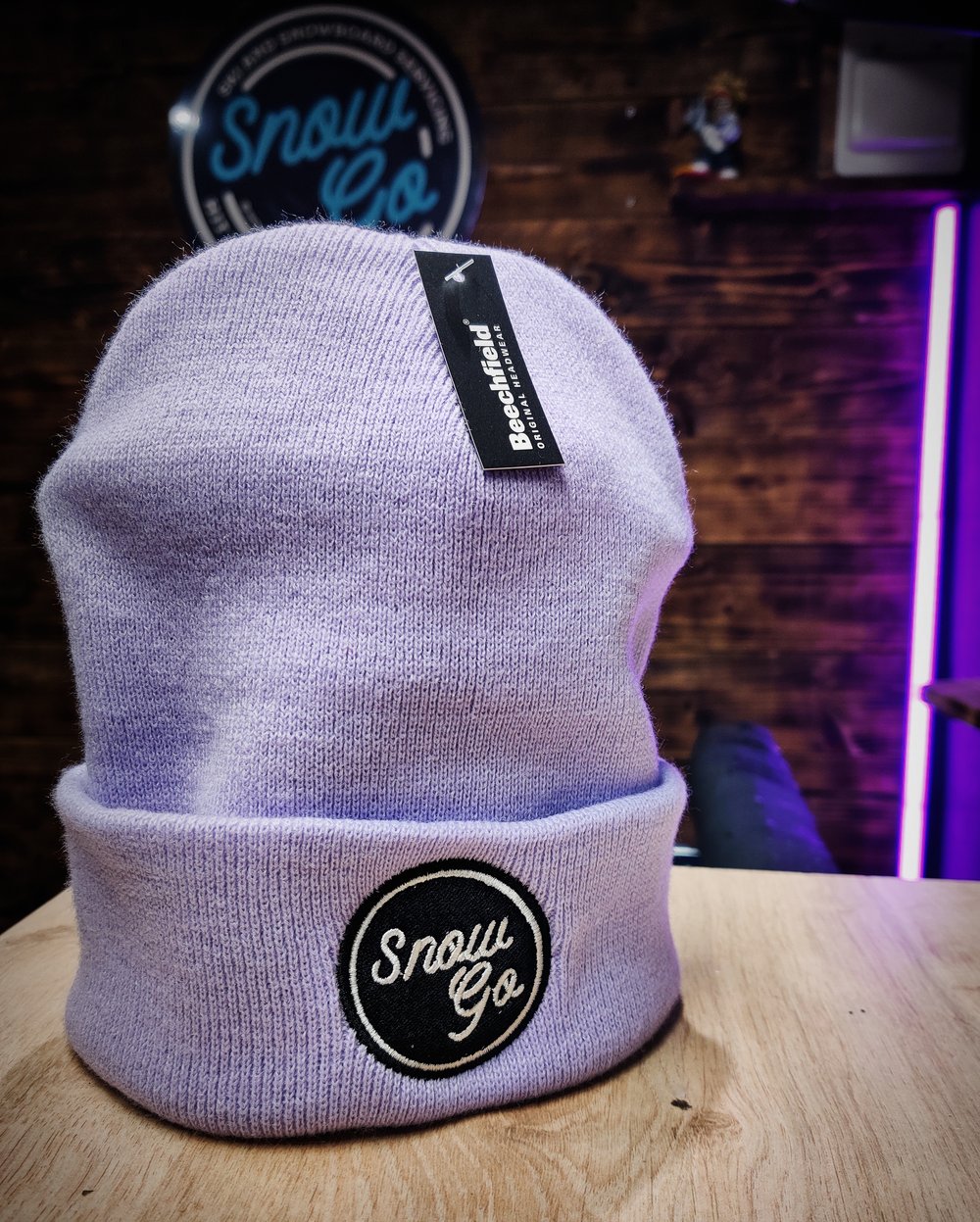 The SnowGo Beanie (Light Purple) 