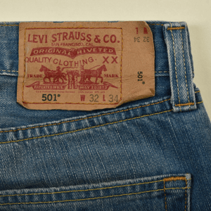 Image of Levi's 501 blue wash VINTAGE by HolyHouse.