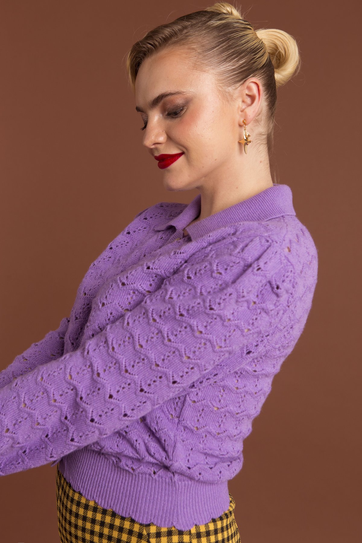 Image of Cardigan malva