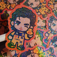 Image 1 of carlos & duckie sticker