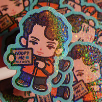 Image 1 of adopt oscar sticker