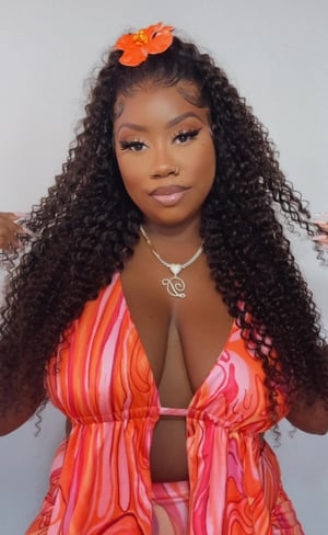 Image of 13”x4” Jerry Curly Lace Front Wig in 26”
