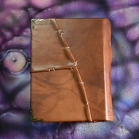 Image 8 of Brown Split Book - Hand Painted Eyes