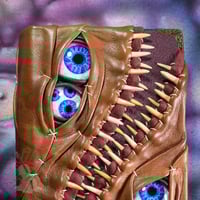 Image 5 of Brown Split Book - Hand Painted Eyes