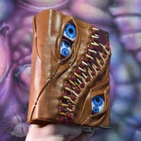 Image 9 of Brown Split Book - Hand Painted Eyes