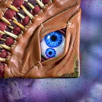 Image 7 of Brown Split Book - Hand Painted Eyes