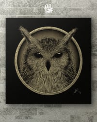 Image 5 of BUBOS<br/>Metallic Bronze Variant<br/> <small>Limited Edition Screen Print</small>