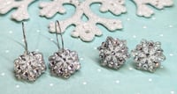 Silver/White Bling Snowflakes