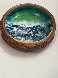 Image 2 of Tiki Bowl Ocean Waves #2