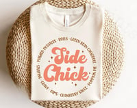 Side Chick Thanksgiving Shirt 