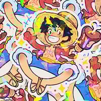 Image 1 of 『OP』Pirate Captain Holographic Sticker