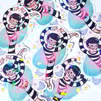 Image 1 of 『OP』Prison Swan | Impel Down Holographic Sticker