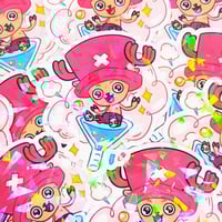 Image 1 of 『OP』Cotton Candy Doctor Holographic Sticker