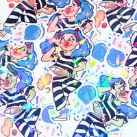 Image 1 of 『OP』Prison Clown | Impel Down Holographic Sticker