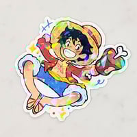 Image 2 of 『OP』Pirate Captain Holographic Sticker