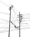 Power Lines Drawing #119 (Detroit, W Jefferson)