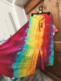 Image 1 of Size 14 rainbow skirt