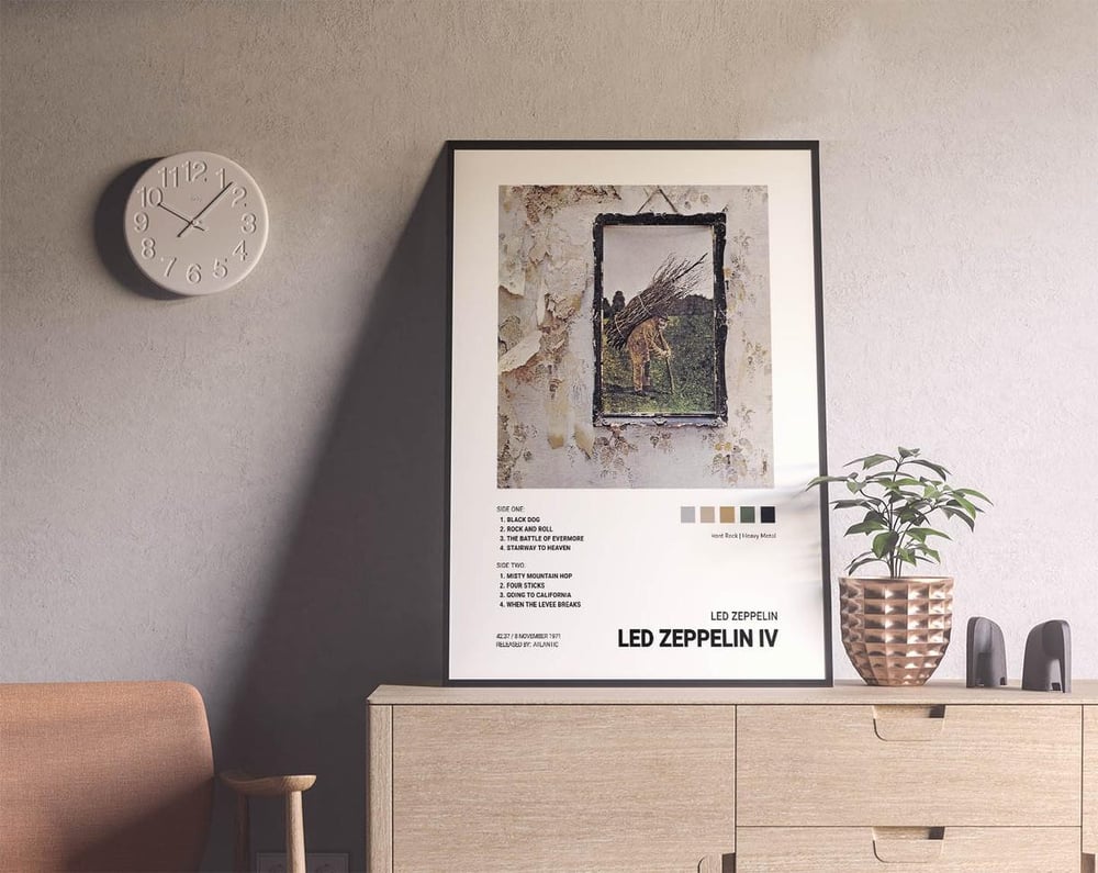 Led Zeppelin - Zeppelin IV Music Album Poster