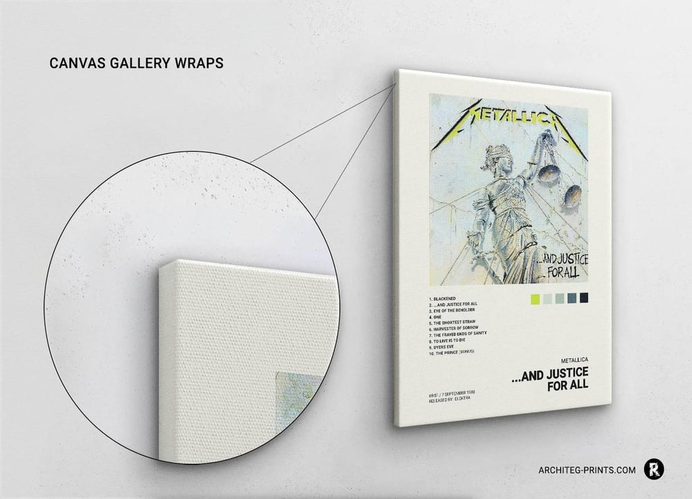 Metallica - And Justice for All Music Album Poster