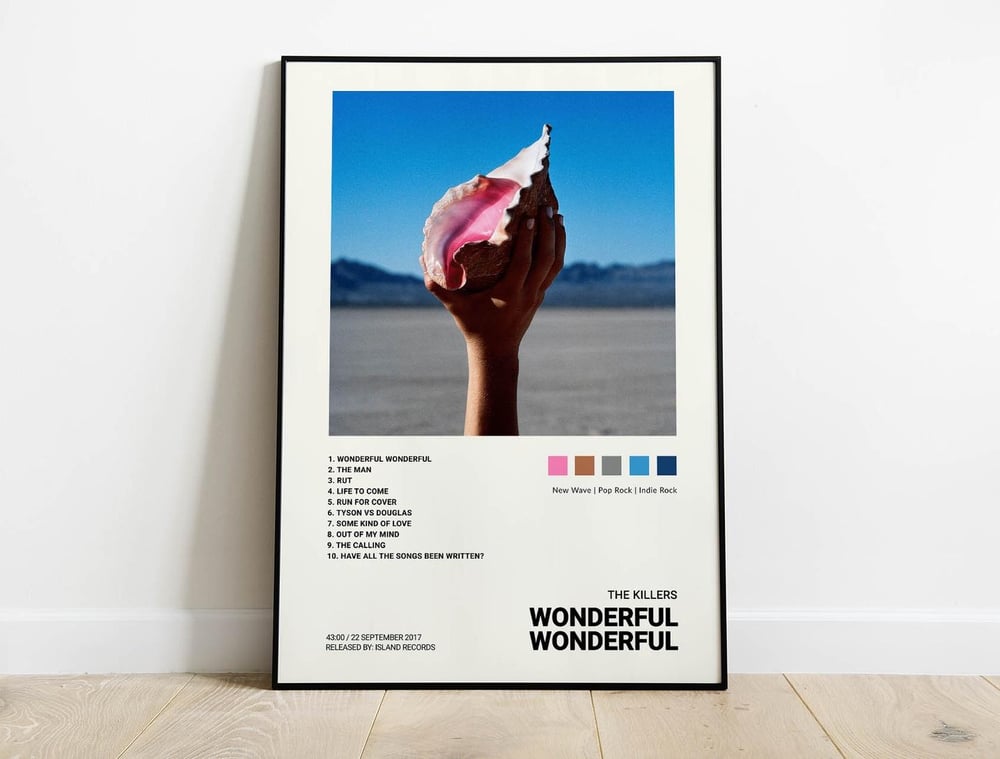The Killers - Wonderful Wonderful Music Album Poster