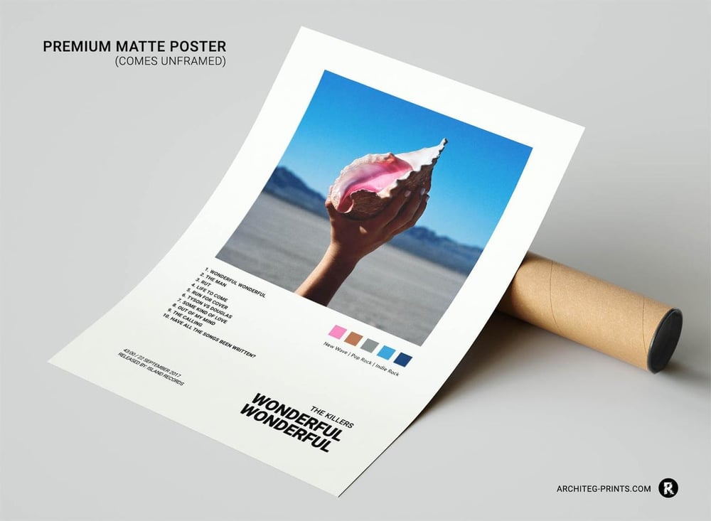 The Killers - Wonderful Wonderful Music Album Poster
