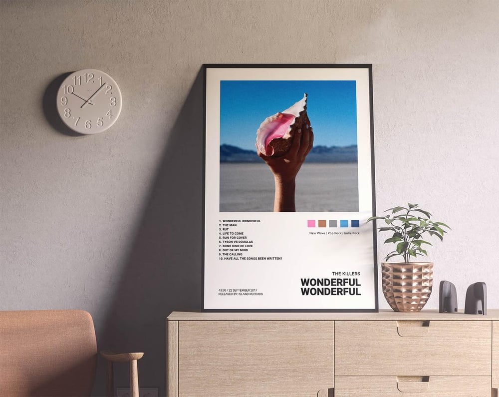 The Killers - Wonderful Wonderful Music Album Poster