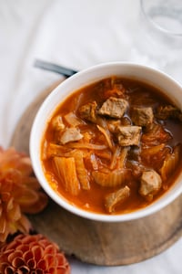 Image 2 of Kimchi jjigae fait maison / SANS GLUTEN🌾🆓