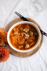 Image 1 of Kimchi jjigae fait maison / SANS GLUTEN🌾🆓