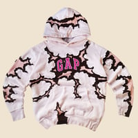 Image 1 of REWORKED GAP CRACKY HOODIE SIZE M