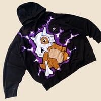 Image 2 of REWORKED NIKE “CUBONE” CRACKY CUT & SEWN HOODIE SIZE 2XL  