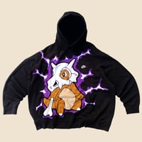 Image 1 of REWORKED NIKE “CUBONE” CRACKY CUT & SEWN HOODIE SIZE 2XL  