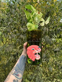 Image 1 of Panther Upcycled Self-Watering Planter