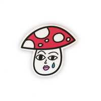 Image 1 of Crying Mushroom Sticker