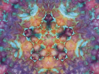 Image 1 of Autumn Star - Ice Dyed Tea Towel - FREE SHIPPING