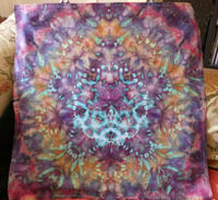 Image 2 of Star-Flower - Ice Dyed Tea Towel - Free Shipping